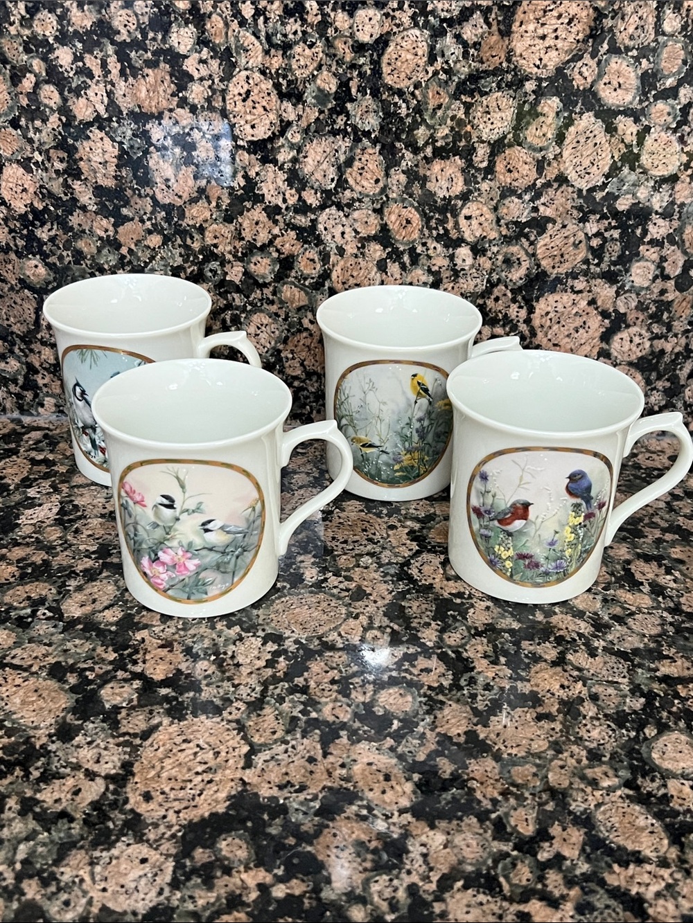 1994 Lenox Nature's Collage Mug Collection